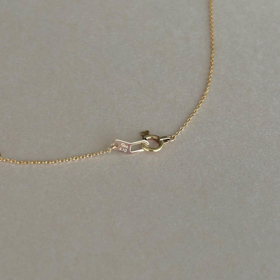 STAR JEWELRY ホワイトトパーズネックレス