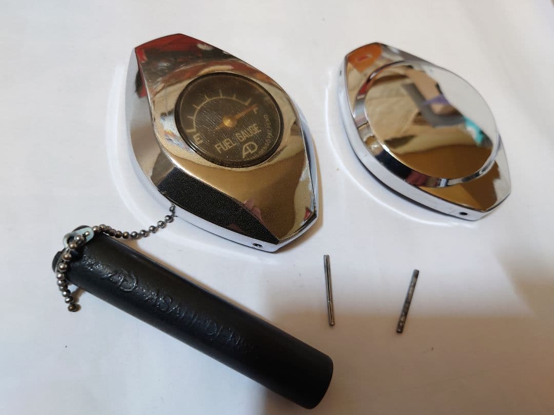 当時物 z1 z2 朝日電装タンクキャップ　燃料ゲージ　タンクキャップセット！