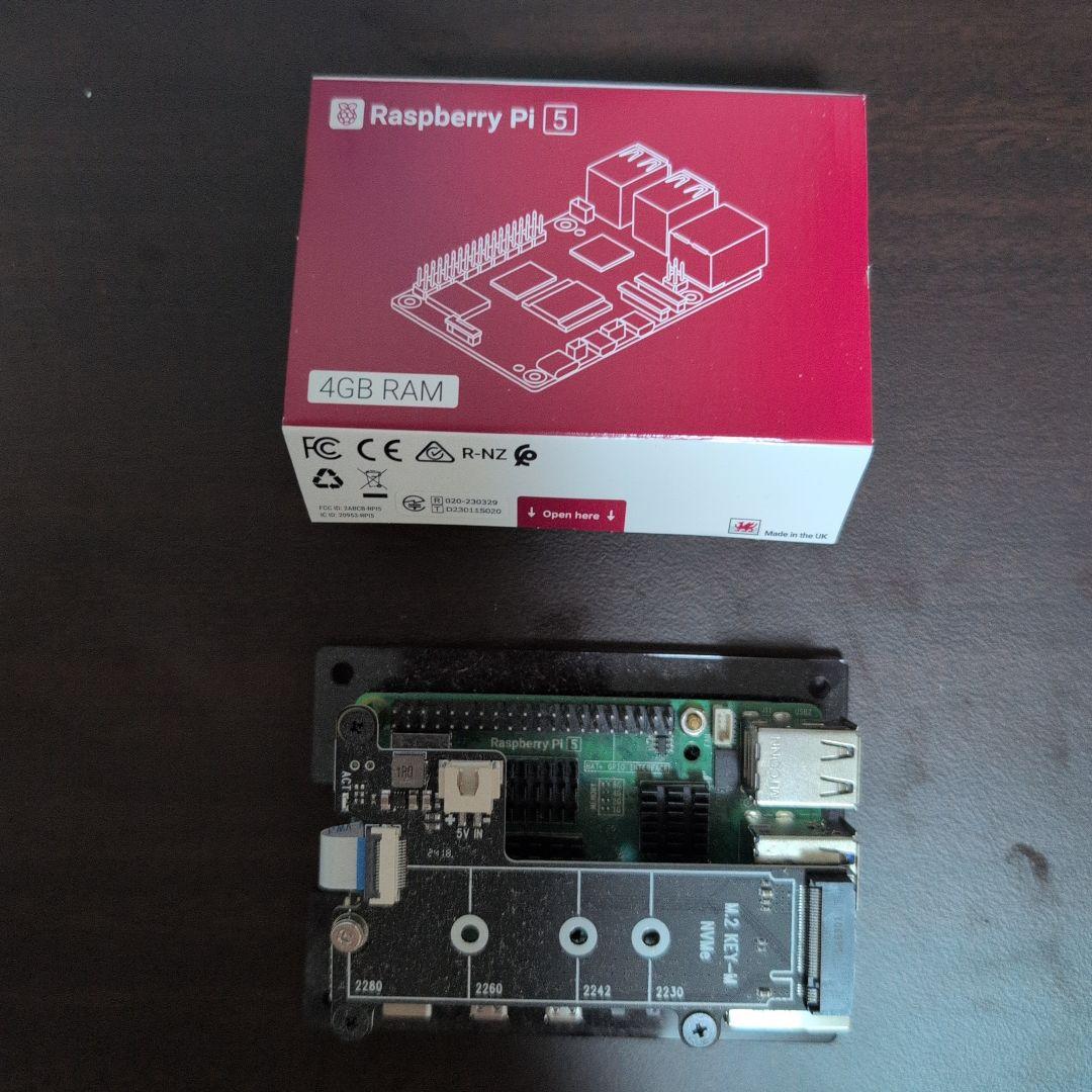 ミニPC Raspberry Pi5 4G RAM
