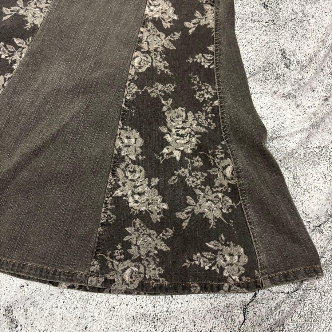 y2k 00s 森ガール　ニットポンチョ　スカート　2点セット　ファー　フリンジ