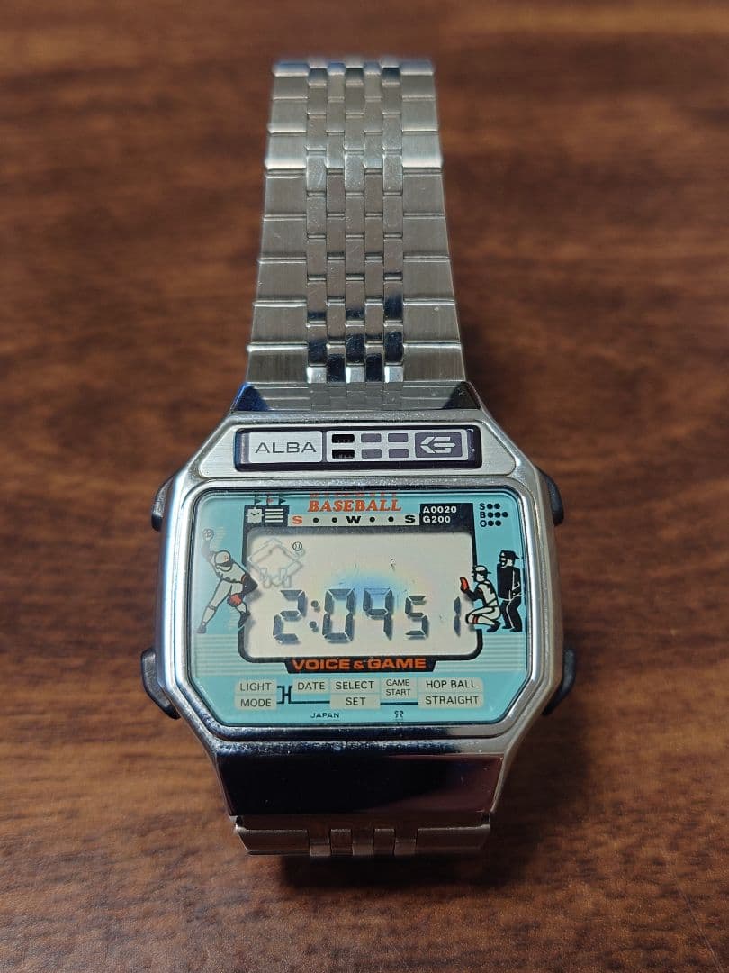 ALBA A020 ボイス＆ゲーム デジタル腕時計 希少 アンティーク