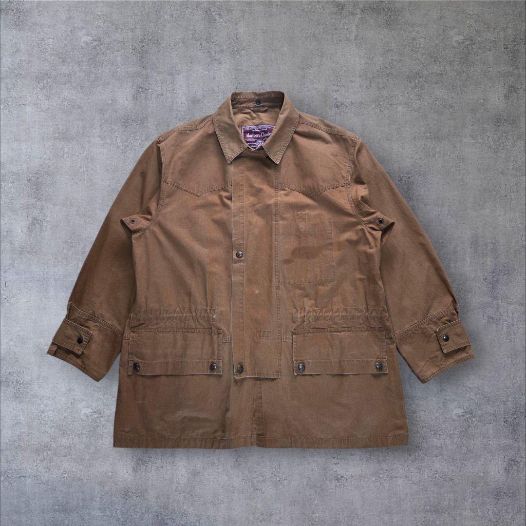 古着vintage Marlboro 90sマルボロ usa コットンジャケット
