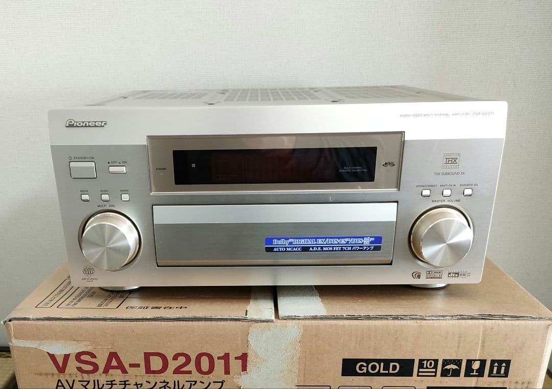 パイオニア AVアンプ VSA-D2011-N 純正電源ケーブル付