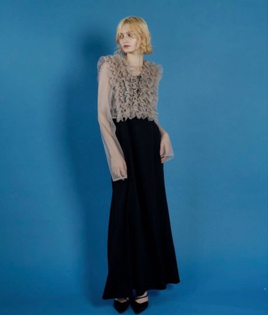 【まるまる】Many way frill dress