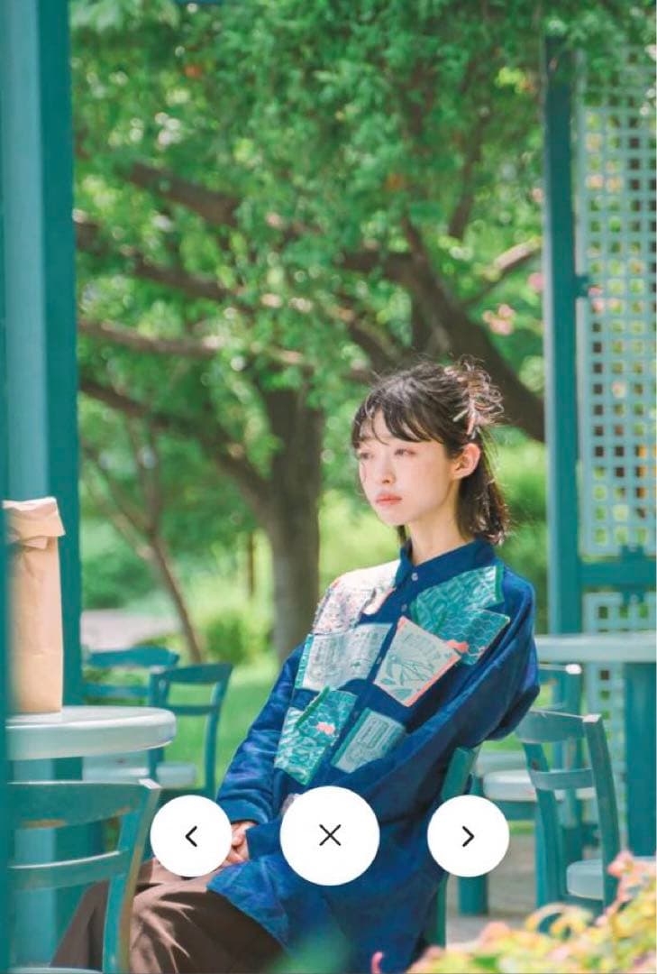 POLS ポルス　Souvenir シャツワンピース　ネイビー