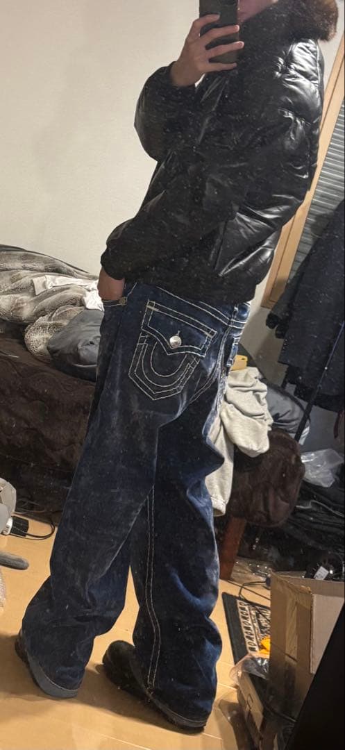 パンツ VINNY VELVET SUPER T TRUERELIGION JEANS