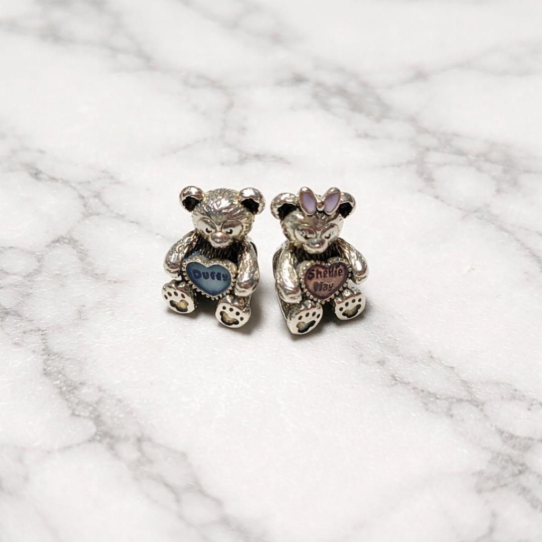 パンドラ チャーム ダッフィー シェリーメイセット