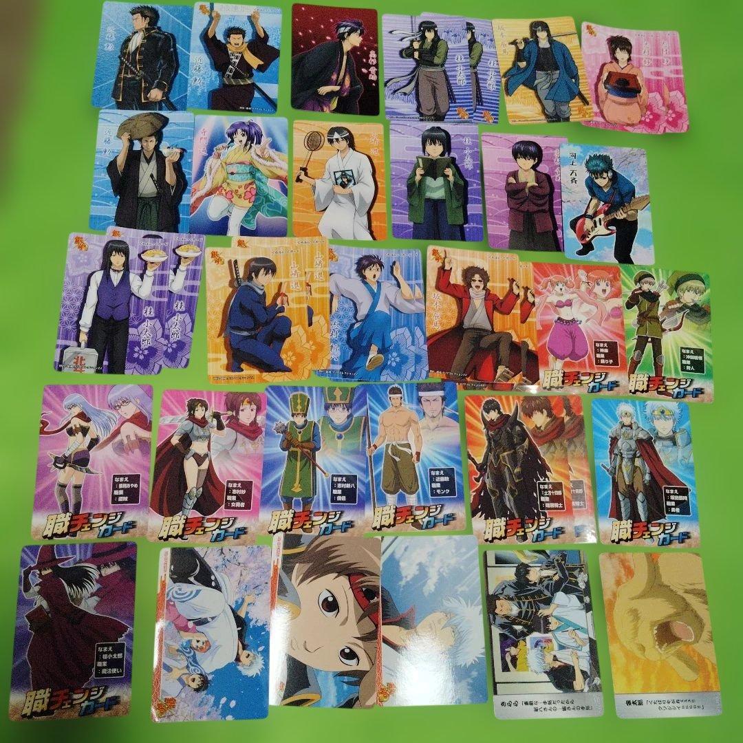 銀魂　ウェハース&コレクションカード色々約190種ダブり有約225枚