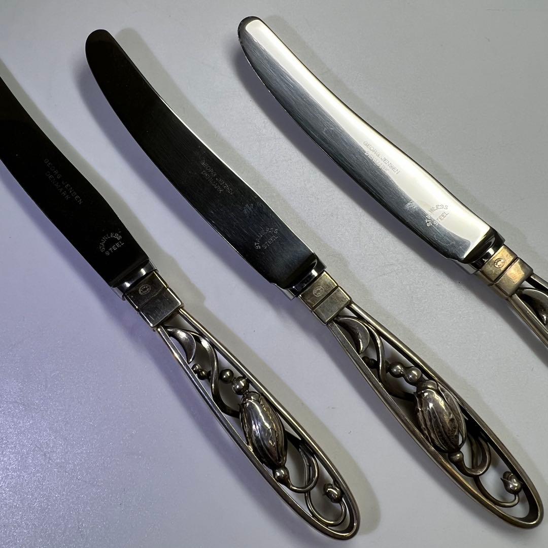 Poジョージジェンセンブロッサム　sterling925 デザートナイ3本