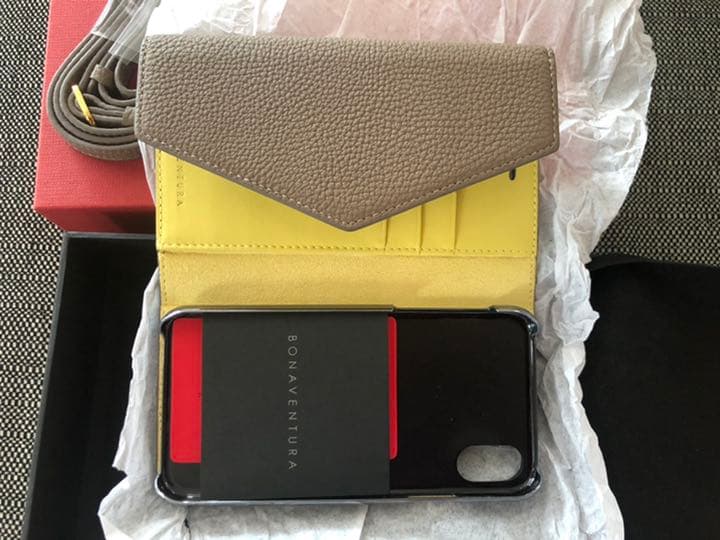 BONAVENTURAのポシェット型　iPhone X/XSケース