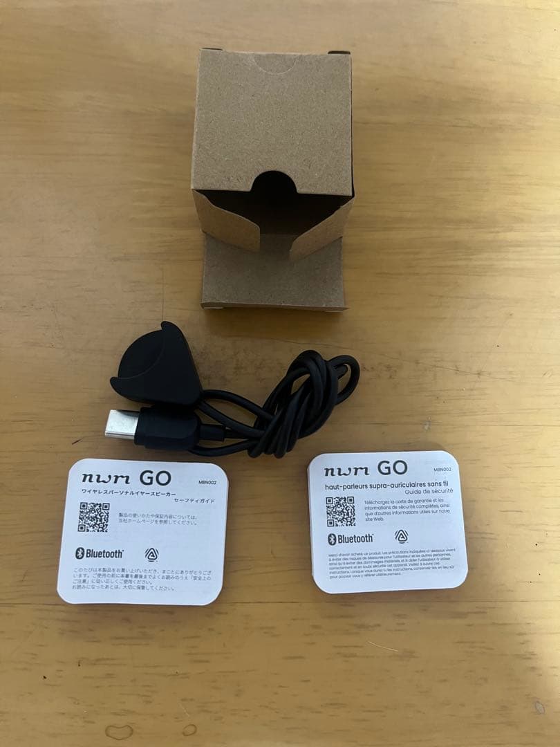 【新品】 NTTソノリティ nwm GO MBN002KA オープンイヤー型 黒