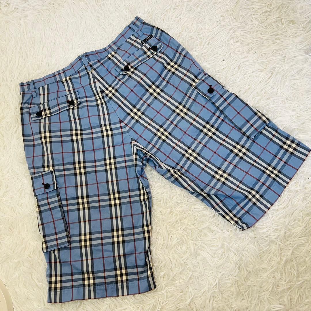 美品！ BURBERRY バーバリー ノバチェック ショートパンツ カーゴ 85