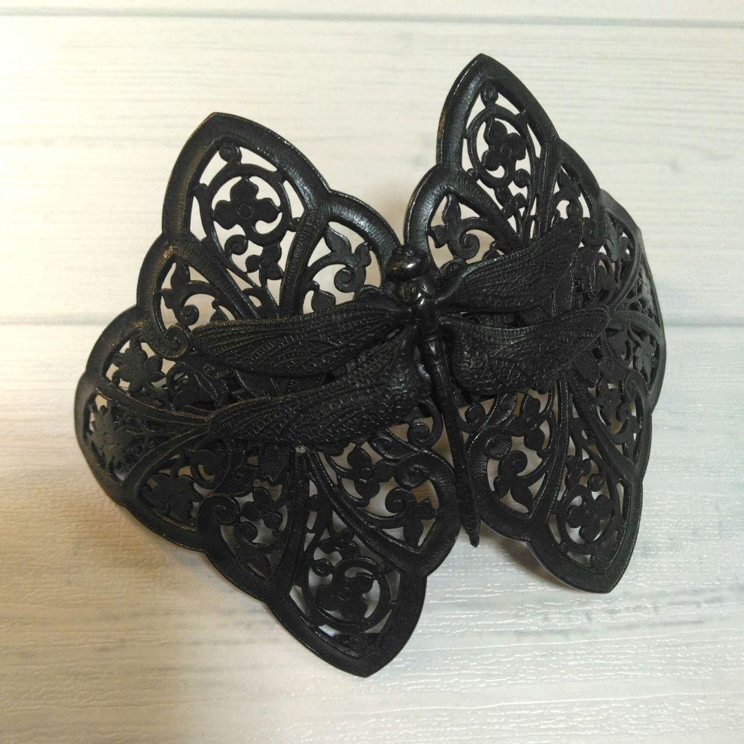 イマックトンボモチーフメタルバレッタ