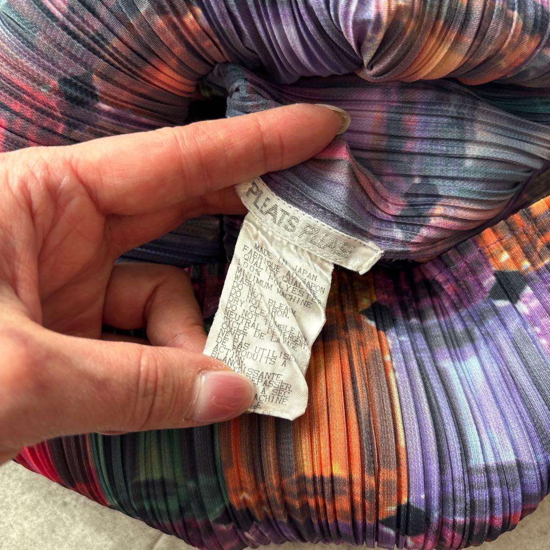 PLEATS PLEASE マルチカラー 幾何学模様 長袖トップス サイズ3