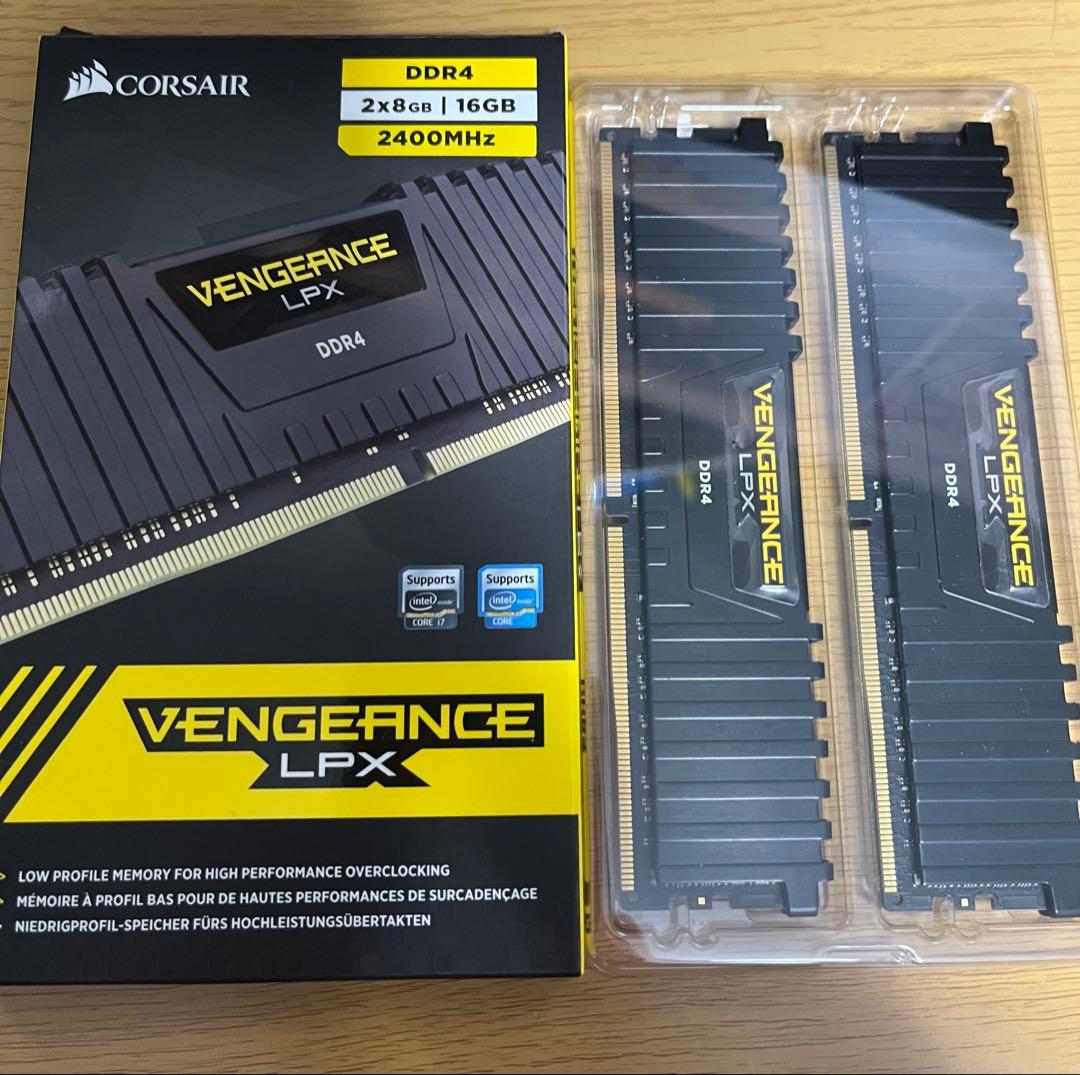 コルセア VENGEANCE LPX 16gb(8gb×2) DDR4 2400
