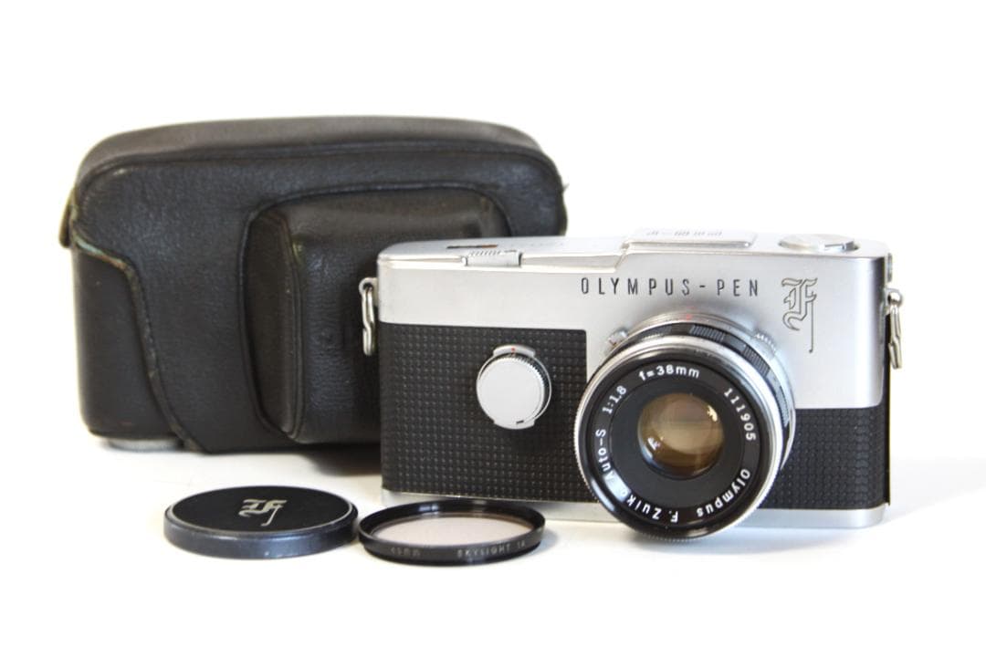 フィルムカメラ OLYMPUS PEN F F.Zuiko Auto-S 38mm F1.8
