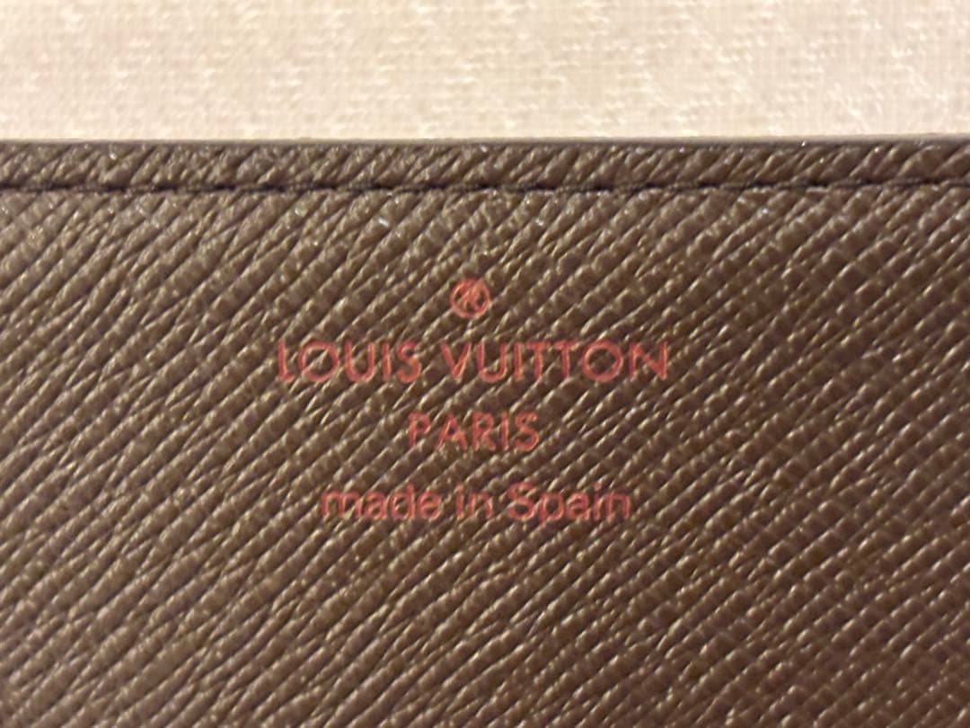 【美品】ルイ ヴィトン ダミエ アンヴェロップ・カルト ドゥ ヴィジット