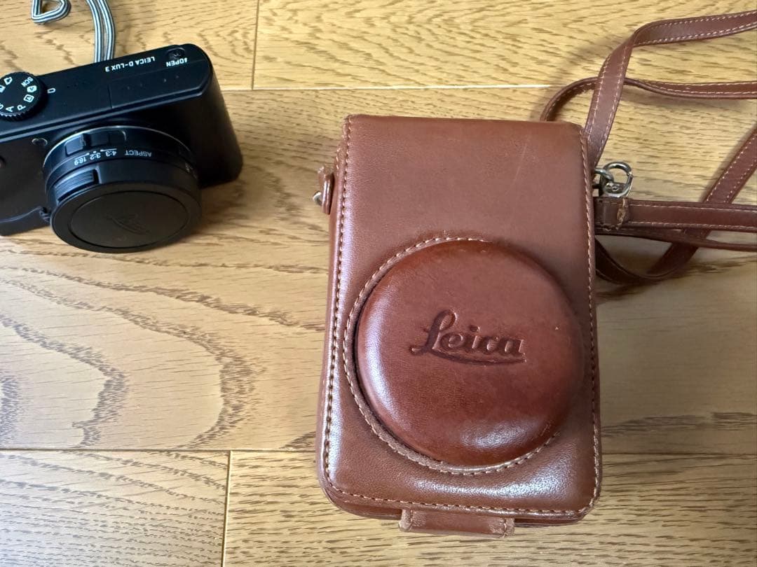 【美品】 ライカ　LEICA D-LUX3 専用レザーケース付き