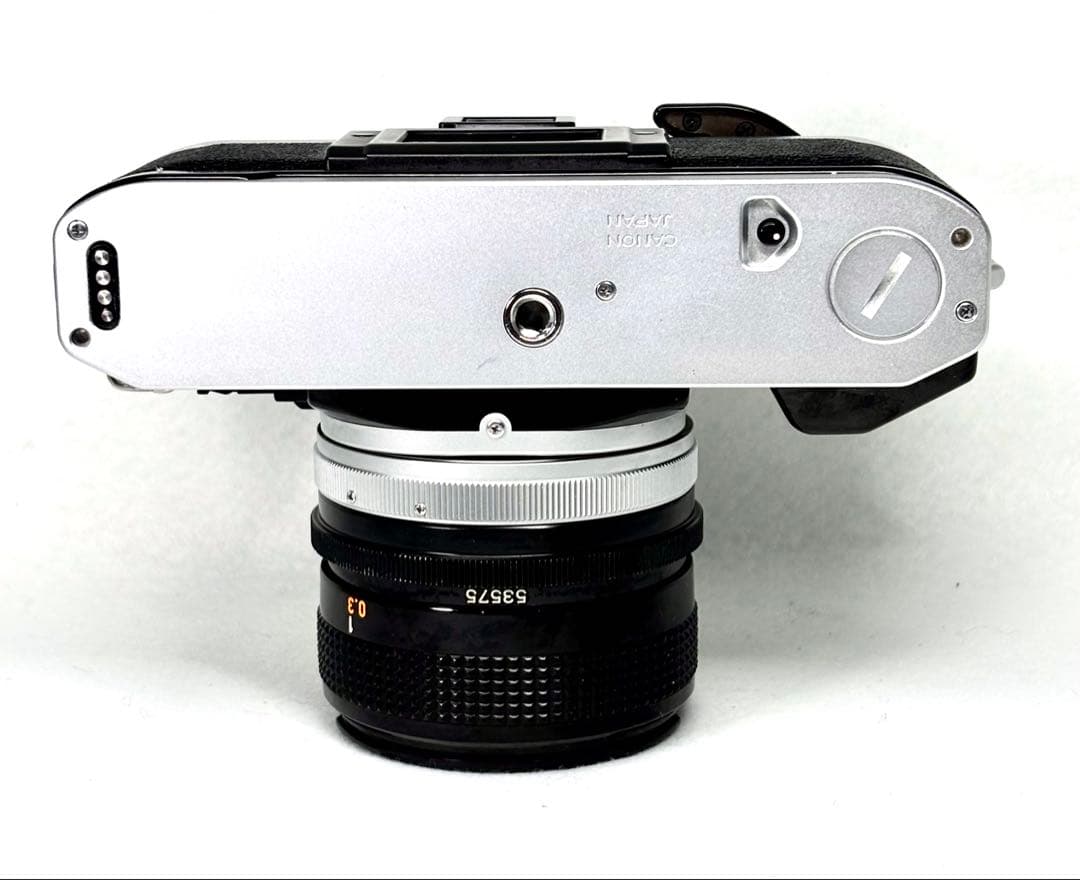 【完動品】キャノンフィルムカメラAE-1 Pシルバー28mmレンズ3085311