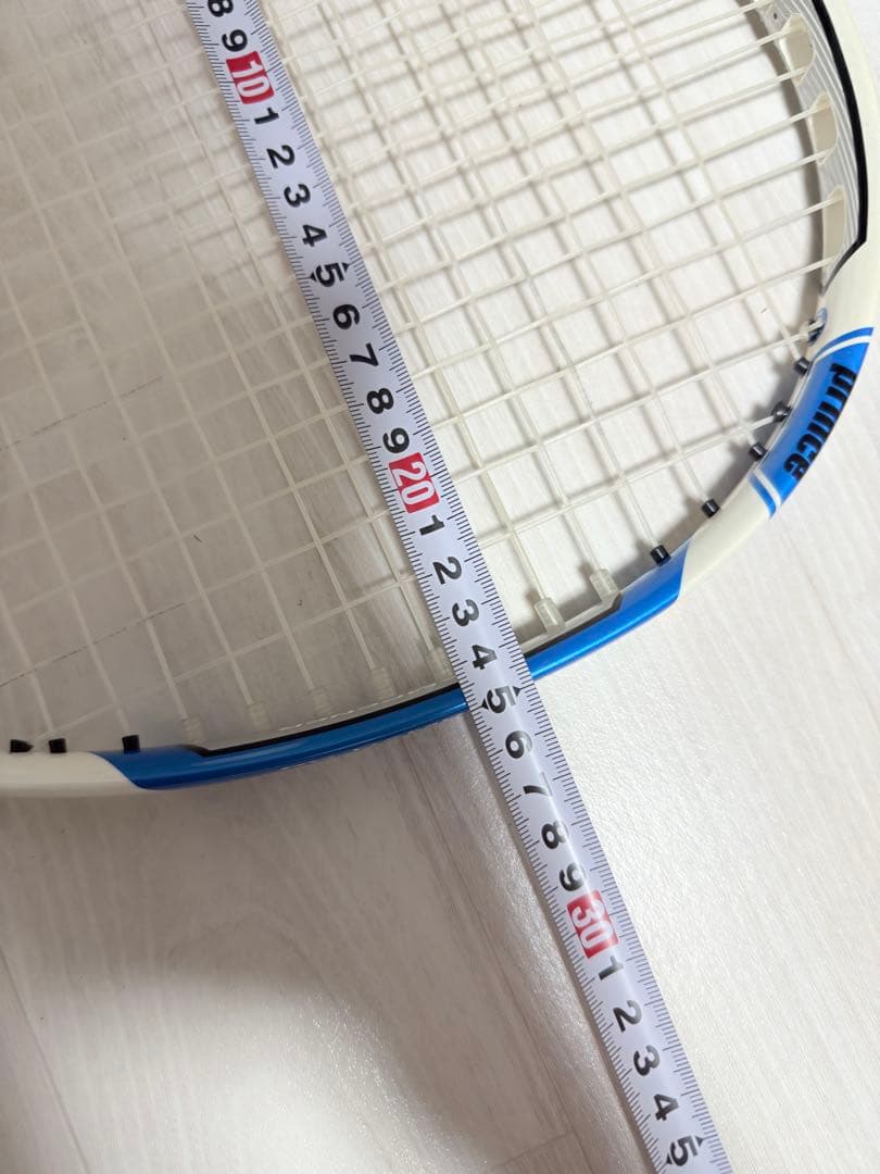Prince O3 軟式テニスラケット ホワイト/ブルー