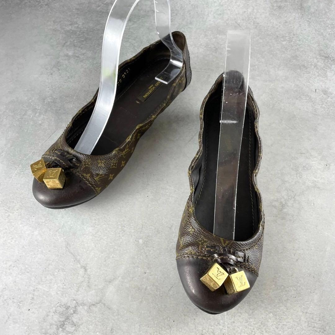 美品★ルイヴィトン　モノグラム　バレエシューズ　フラットシューズ　サイズ36