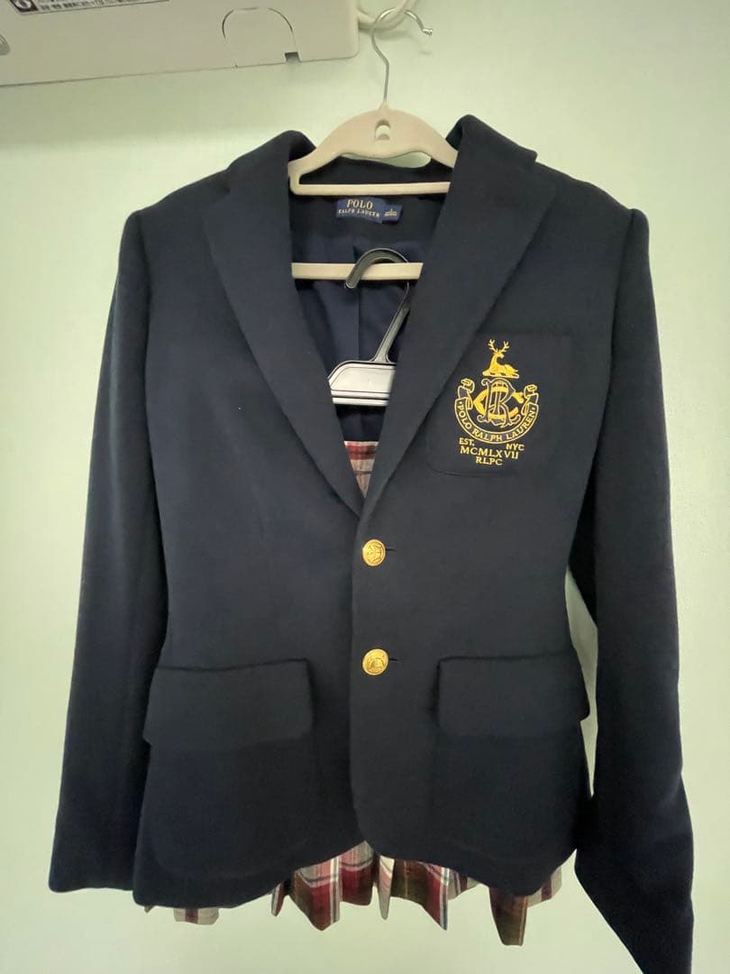 Ralph Lauren ネイビー ブレザーとスカートセット160 卒業式女子