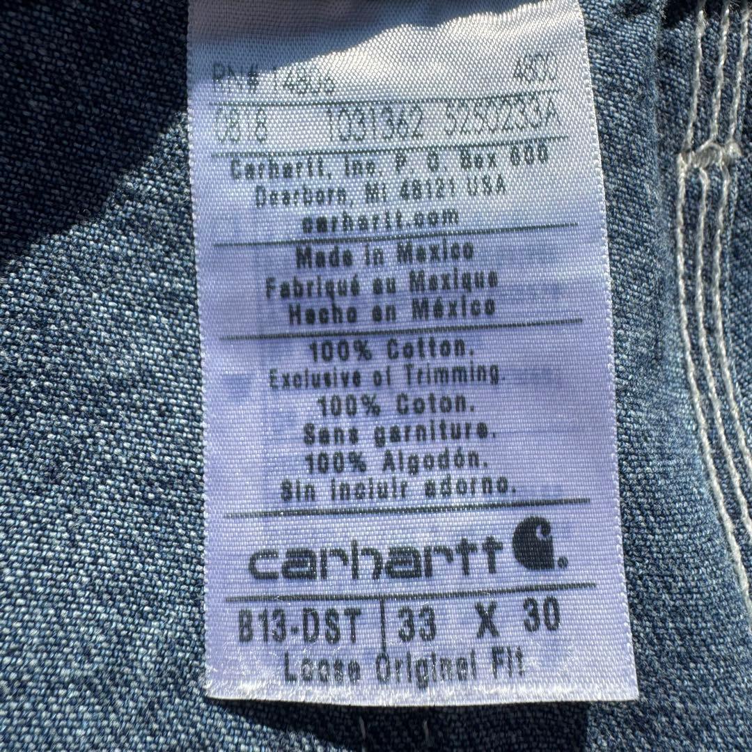 MC　カーハート B13 メキシコ製 ペインターデニム W33 L30 紺