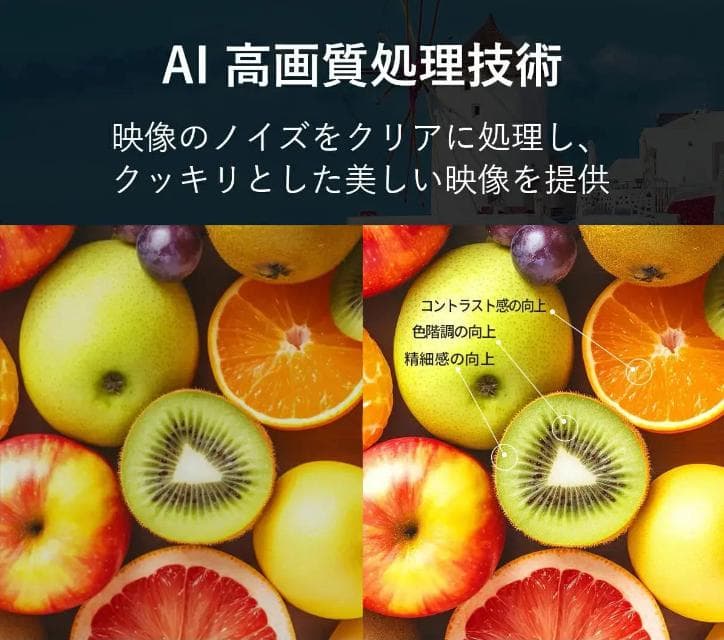 【クークー】PHILIPS チューナーレステレビ PUH7169 43型