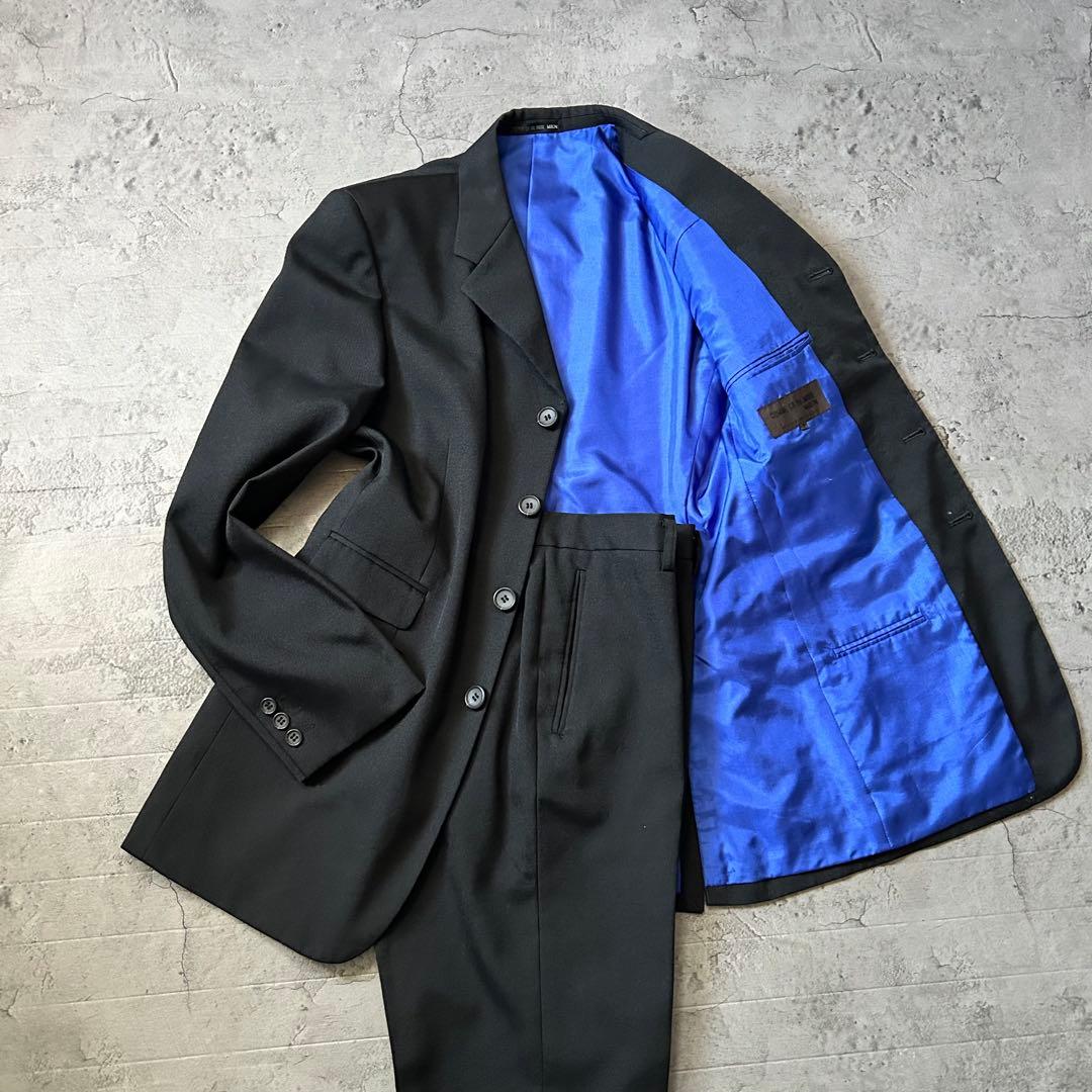 希少 極美品 COMME CA DU MODE MEN モッズ スーツ ブラック
