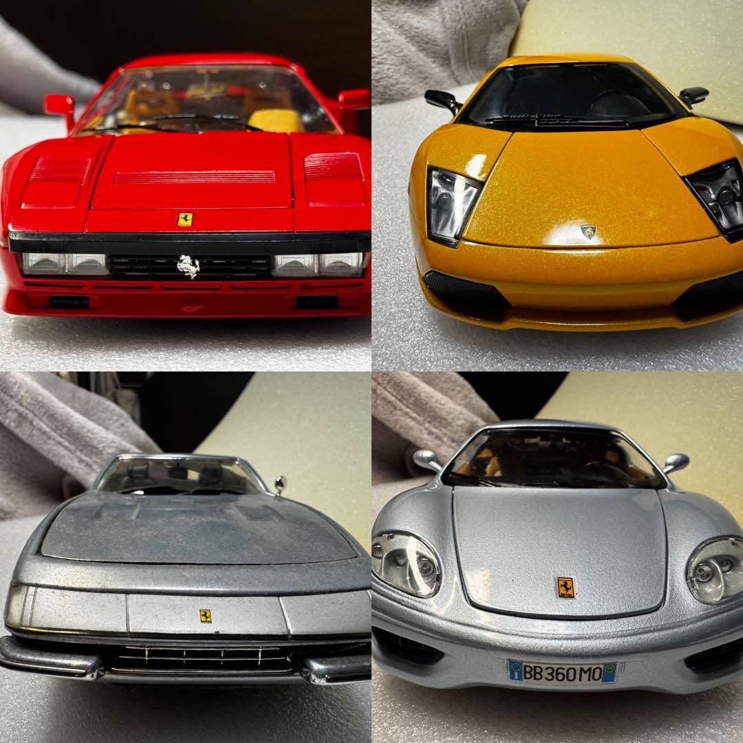 ア*ラ様 1/18 Ferrari & Lamborghini ミニカー4台セッ