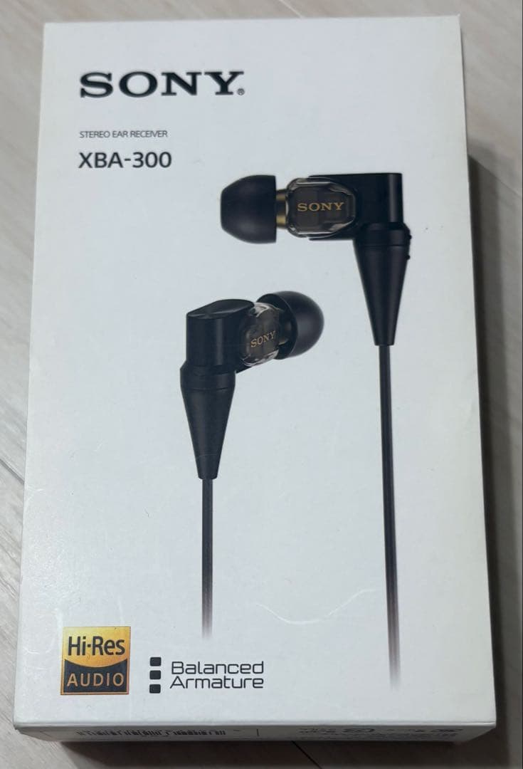 SONY XBA-300 有線イヤホン