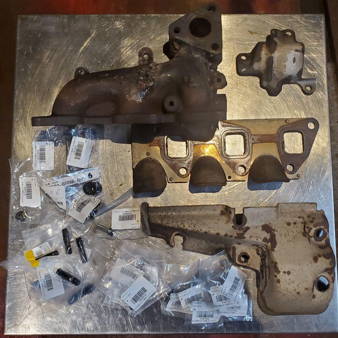 JA11V スズキジムニー　エキマニ　遮熱板　ボルト