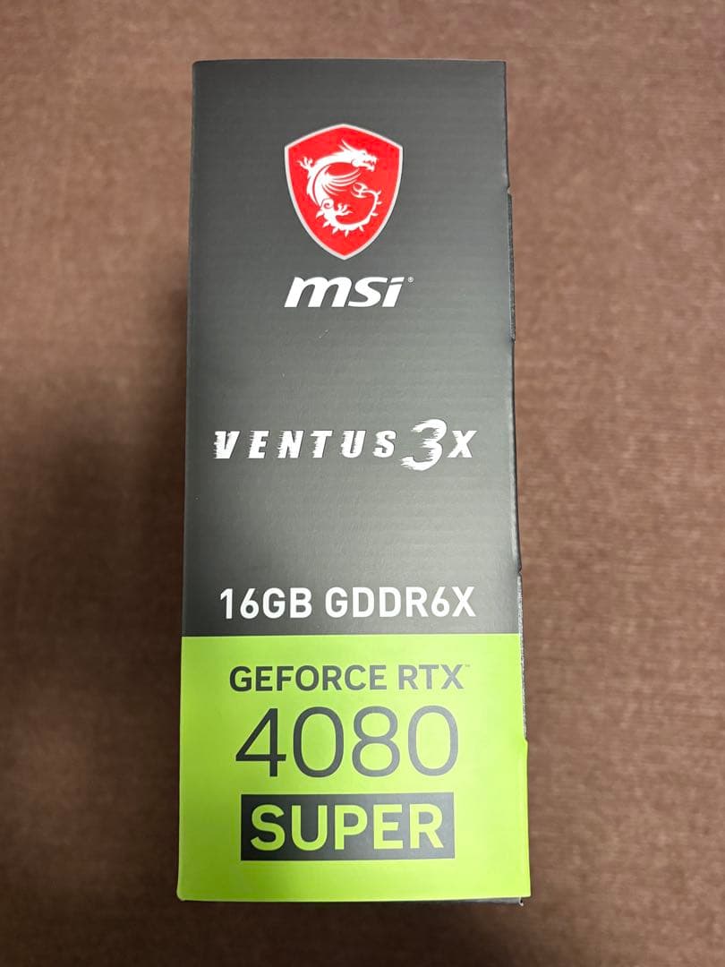 新品　RTX 4080 SUPER 16G VENTUS 3X OC MSI