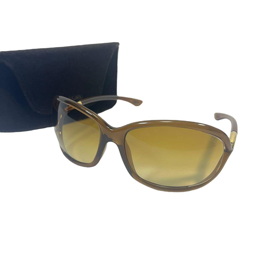 TOMFORD Jennifer TF8サングラス クリアブラウン　ジェニファー