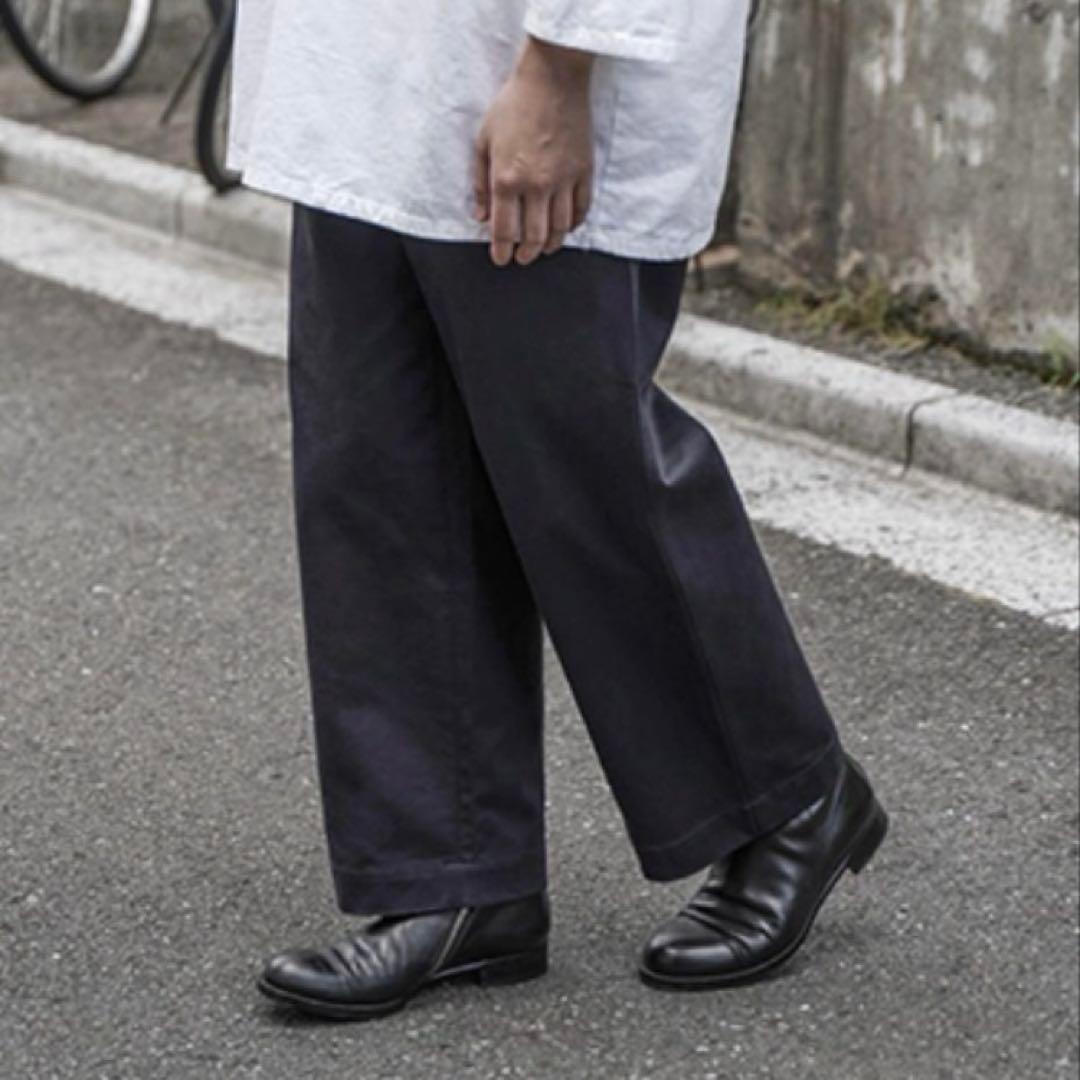 最終値下AURALEE WASHED FINX CHINO WIDE PANTS