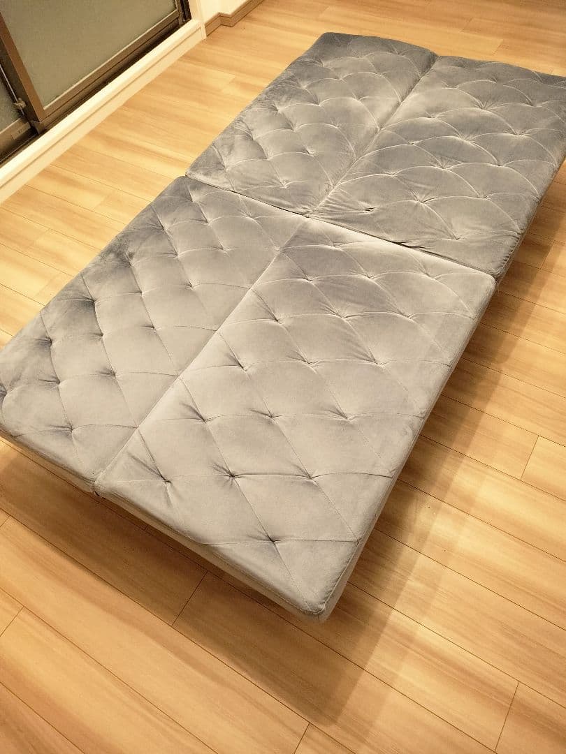 〈たなか〉【直接引渡の場合12000円引】LOWYA ベルベット調ソフ