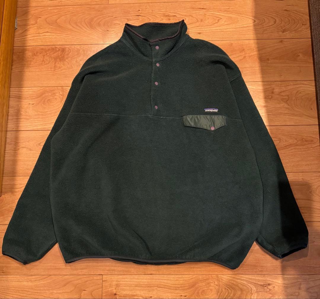 月*様 パタゴニア スナップt シンチラ　XXL グリーン