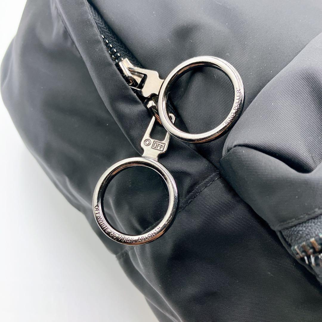 【タグ付き】オフホワイト　バックパック　リュック　インダストリアルストラップ