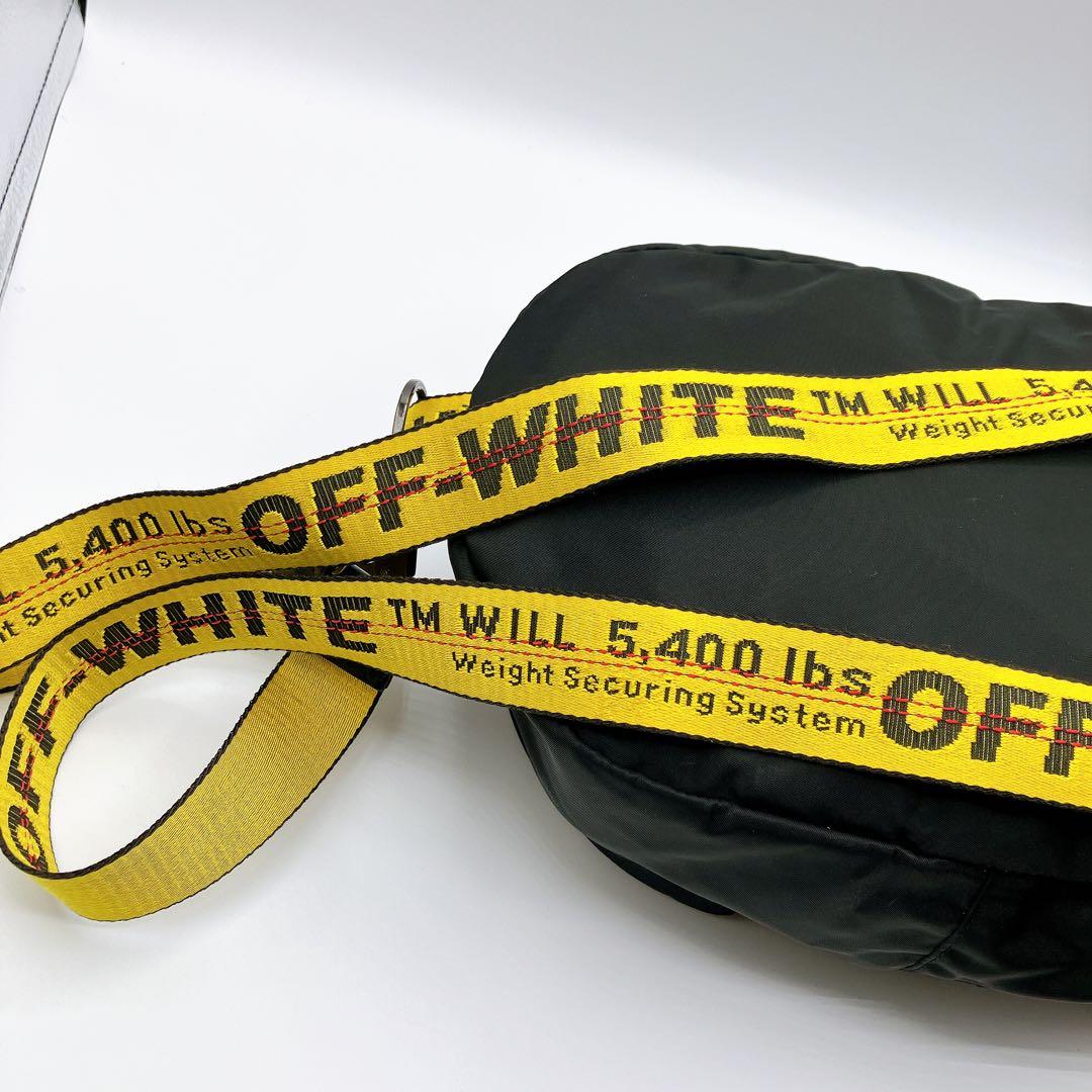 【タグ付き】オフホワイト　バックパック　リュック　インダストリアルストラップ