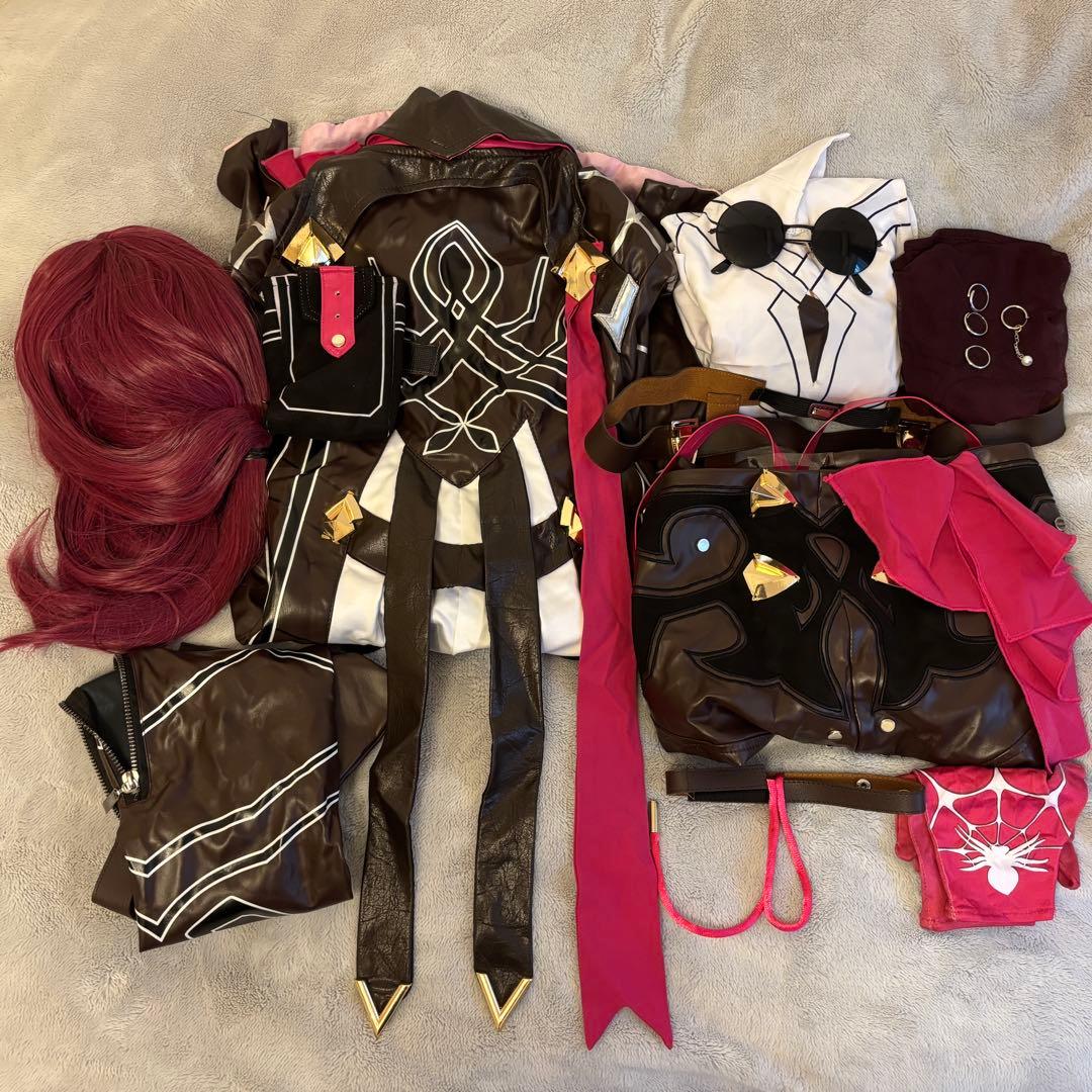 L*z様 崩壊スターレイル　カフカ　コスプレ衣装　ウィッグ、武器込み フルセット