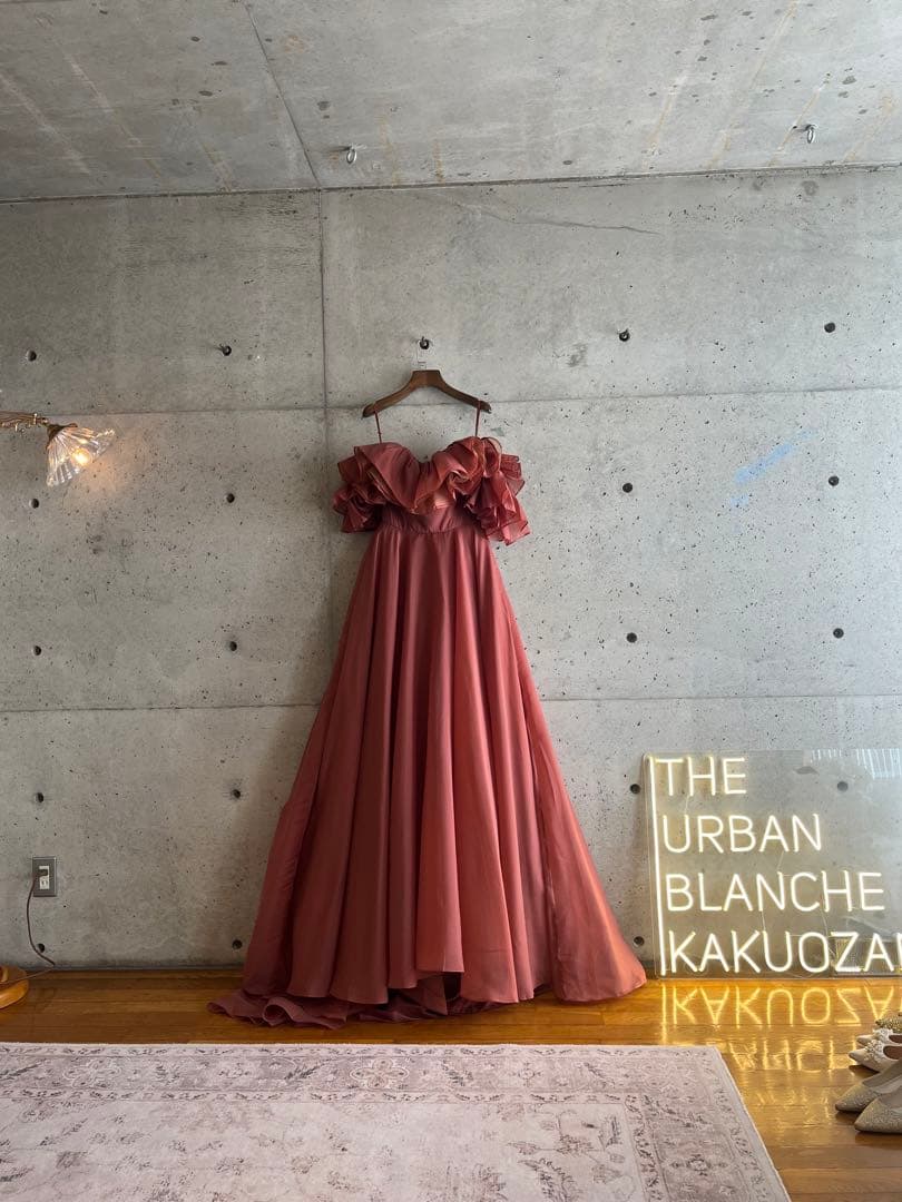 URBAN BLANCHE テラコッタカラードレス ファーストオーナー