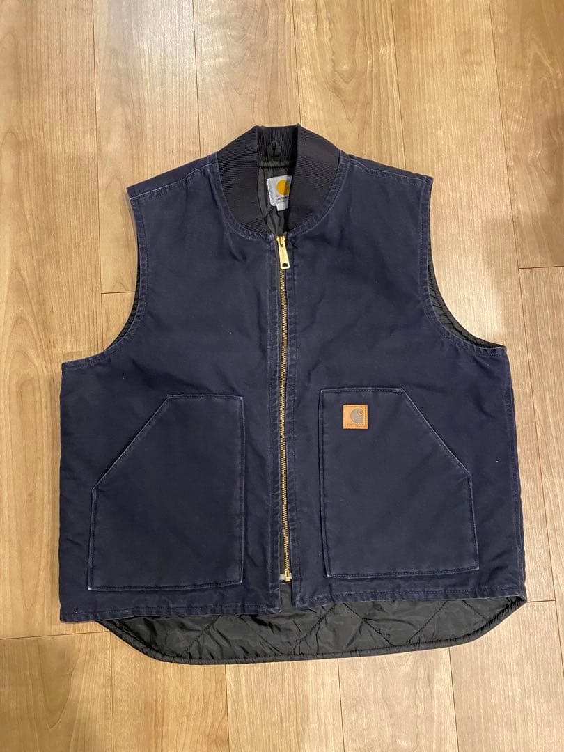 ★カーハート　carhartt ダックベスト V02 MDT★Lサイズ★