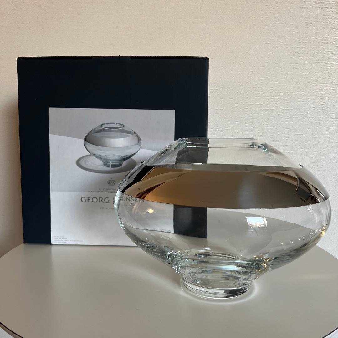 ジョージジェンセン 花瓶 フラワーベース M   DUO