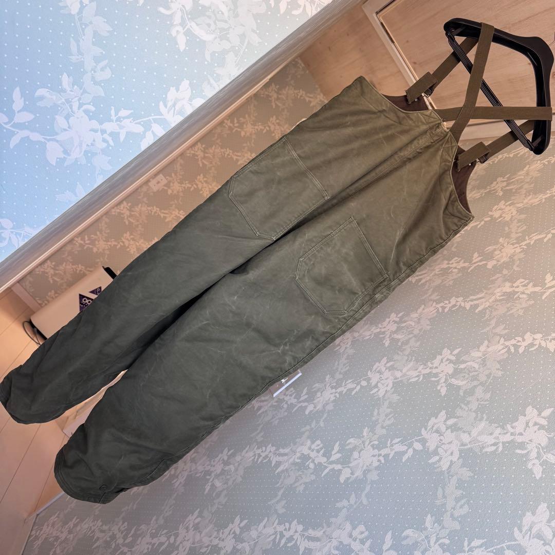 米軍実物50S U.S.NAVY N-1 デッキパンツ M オーバーオール