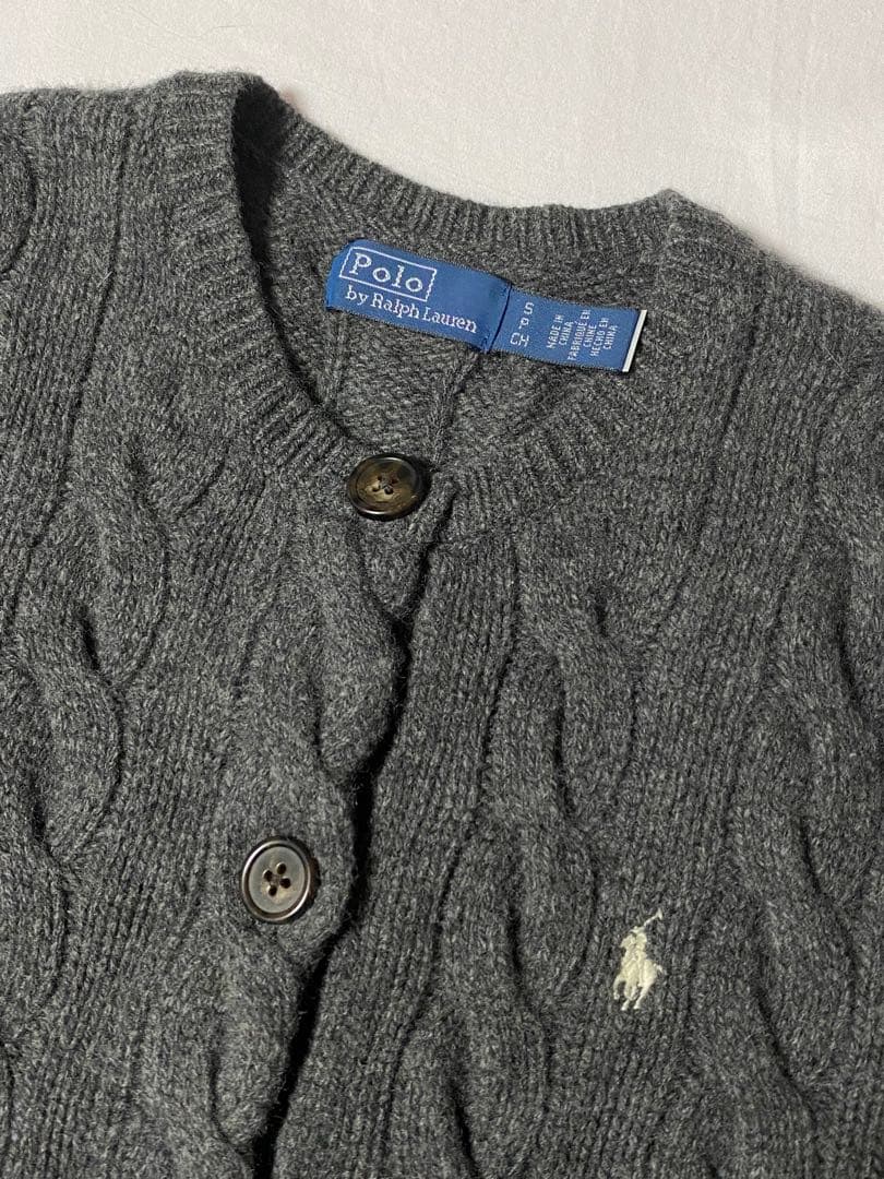 Polo by Ralph Lauren グレー カーディガン