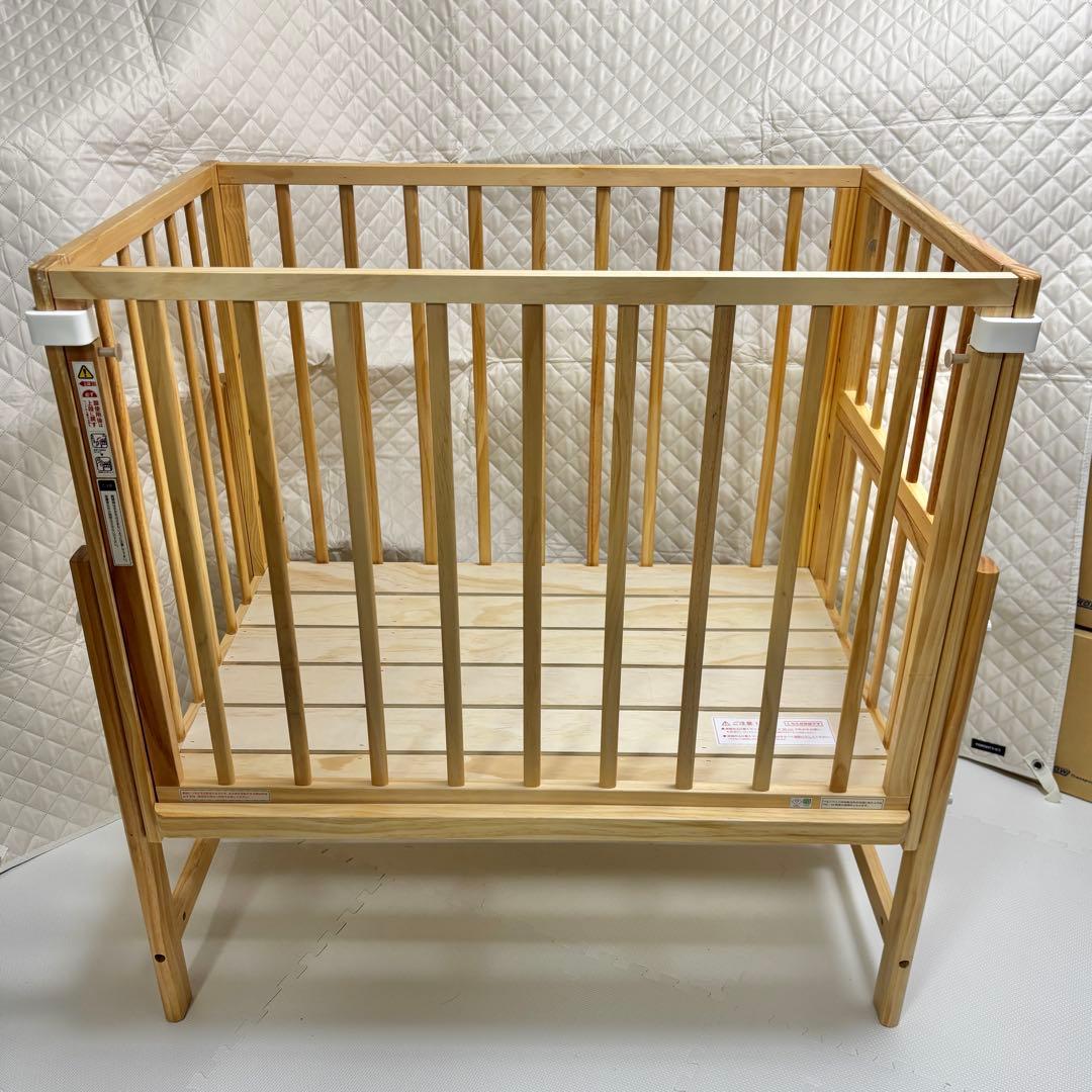 soinel そいねーるミニ ベビーベッド ナチュラル