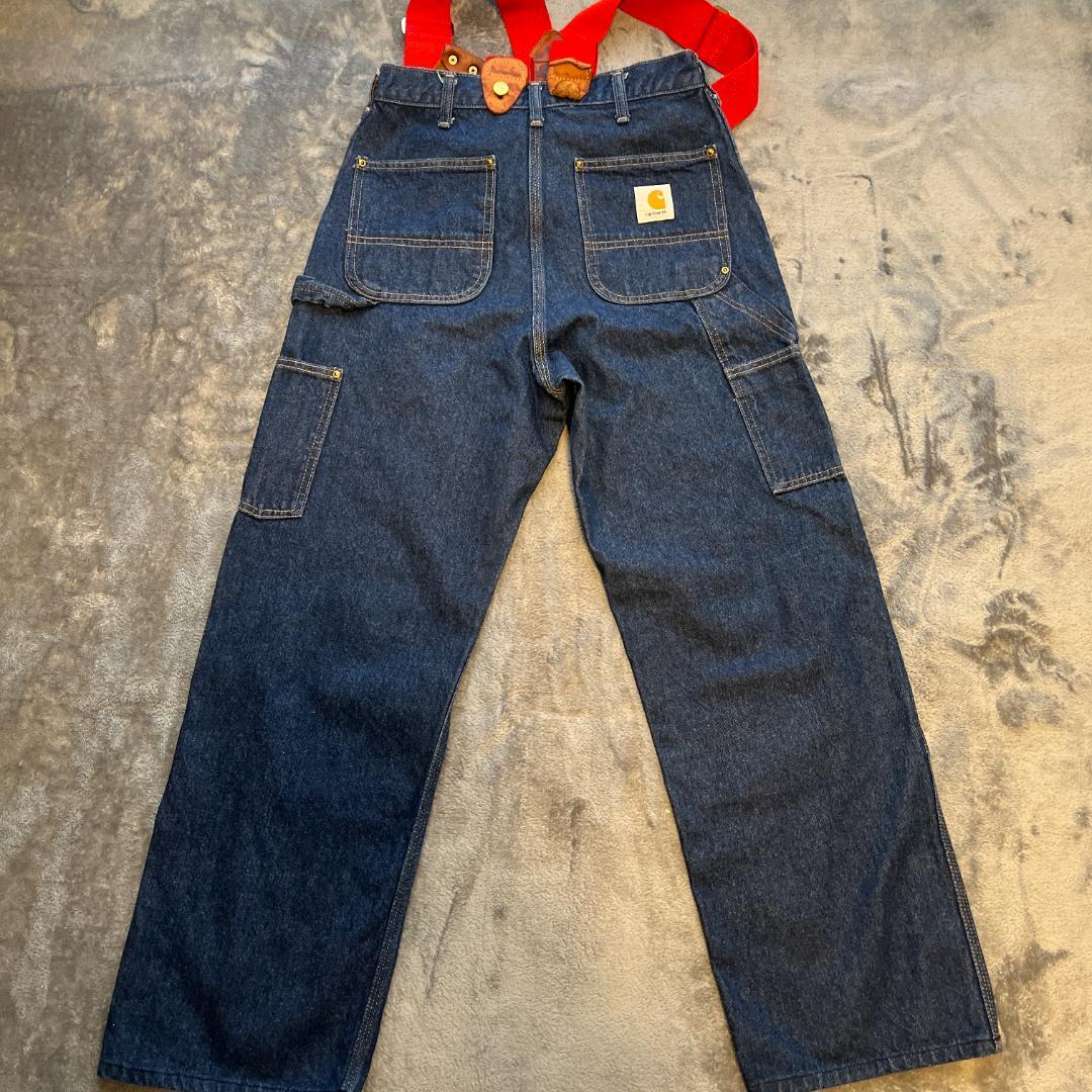 CARHARTT　デニムダブルニーサスペンダー　　31/34