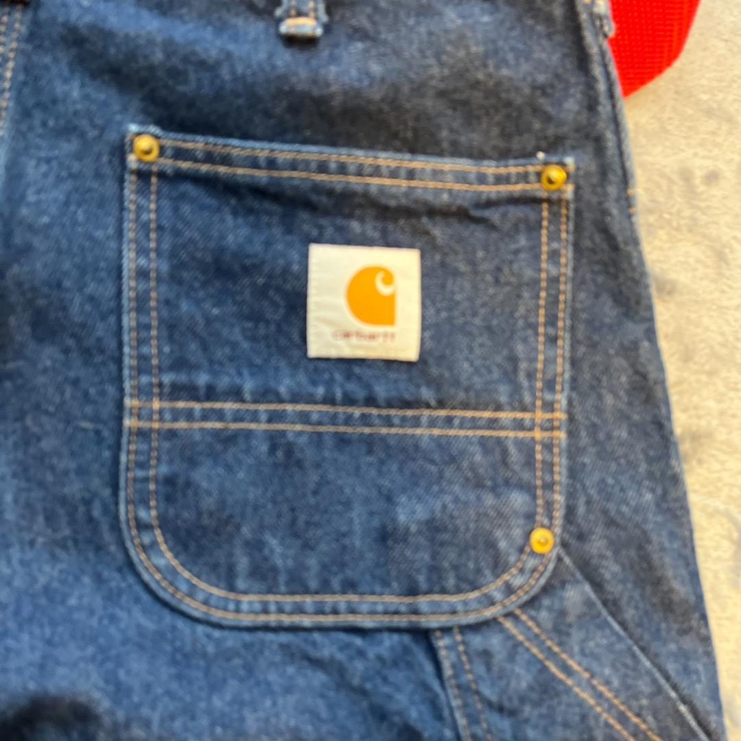 CARHARTT　デニムダブルニーサスペンダー　　31/34