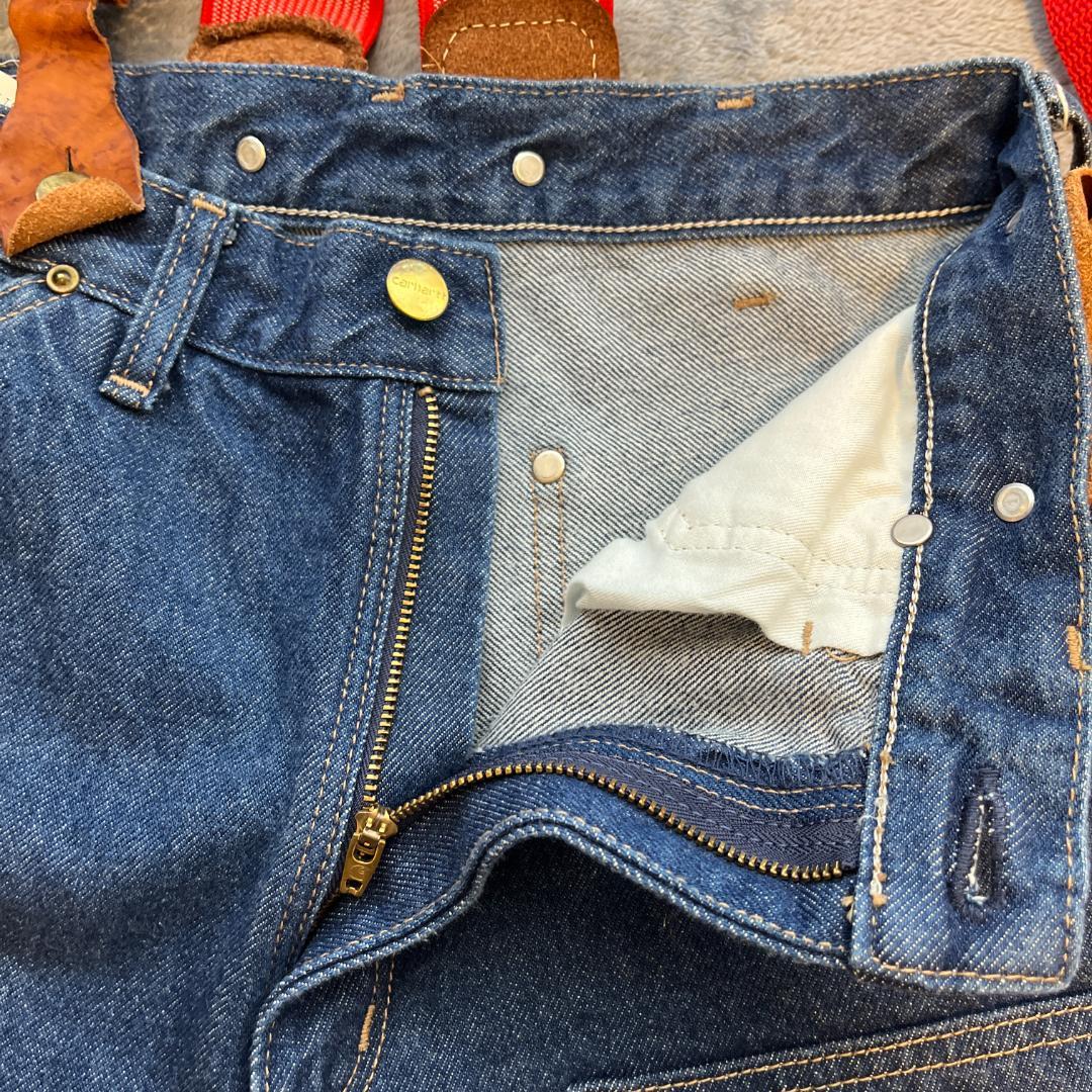 CARHARTT　デニムダブルニーサスペンダー　　31/34