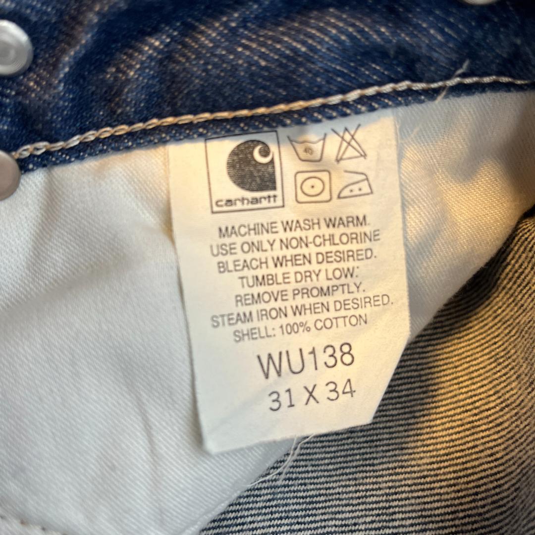 CARHARTT　デニムダブルニーサスペンダー　　31/34